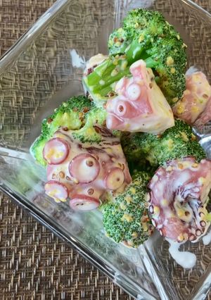 管理栄養士＊ブロッコリーとタコのサラダ-レシピのメイン写真