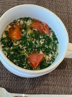 管理栄養士*モロヘイヤのスープ-レシピのメイン写真