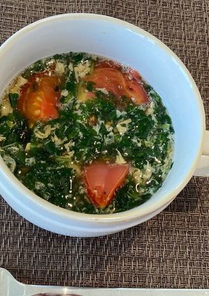管理栄養士＊モロヘイヤのスープ-レシピのメイン写真