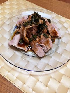 冷しゃぶ ニラたっぷりソースで-レシピのメイン写真