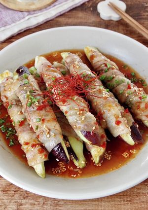 ☆簡単☆なすの肉巻き〜旨ポンだれ〜-レシピのメイン写真
