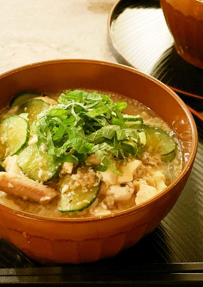 さば缶とだしパックでかんたん本格冷や汁-レシピのメイン写真