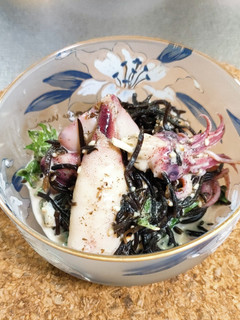 茹でやりいかとひじきのワサマヨ和え-レシピのメイン写真