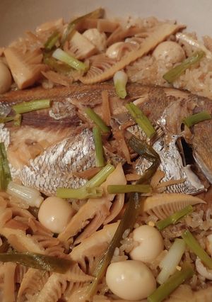 鯛のおこわ-レシピのメイン写真