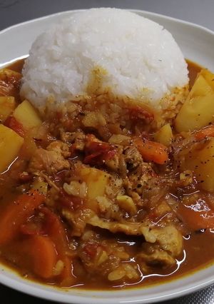 ポークカレー-レシピのメイン写真