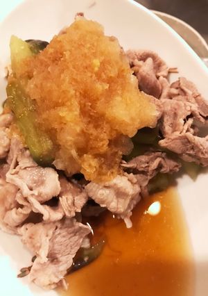 茄子と豚しゃぶのおろしポン酢-レシピのメイン写真