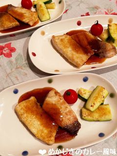 麺つゆダレで簡単♡めかじきのカレー風味♪-レシピのメイン写真
