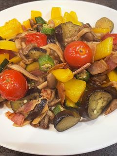 カラフル夏野菜のさっぱり和風炒め-レシピのメイン写真