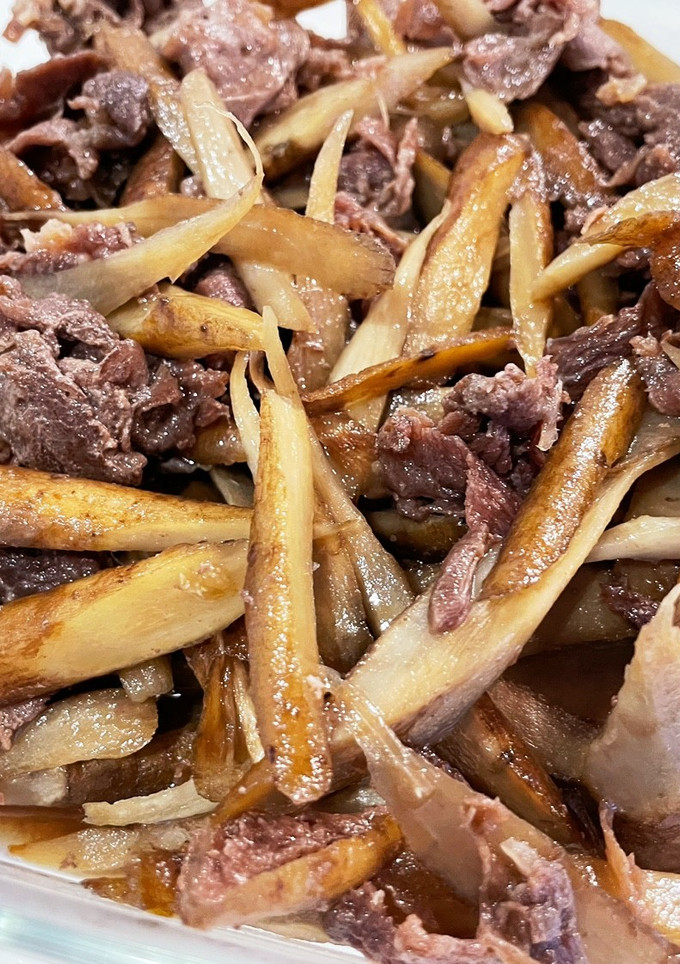 牛肉の牛蒡きんぴら炒め-レシピのメイン写真
