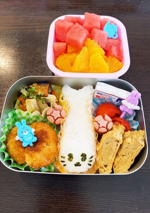 あざらし弁当☆幼稚園用☆3歳　年少-レシピのメイン写真