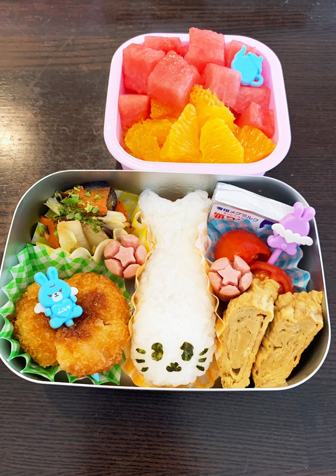 あざらし弁当☆幼稚園用☆3歳　年少-レシピのメイン写真