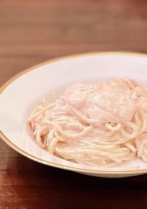 驚きの材料で絶品明太子（たらこ）パスタ-レシピのメイン写真