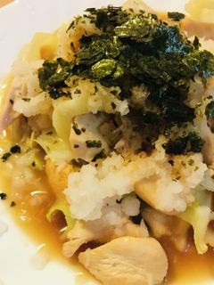 鶏肉&野菜のさっぱり炒め●おろしポン酢添-レシピのメイン写真