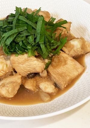 味ぽんで☆鶏胸肉のみぞれ煮-レシピのメイン写真