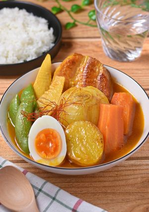 春野菜のスープカレー-レシピのメイン写真