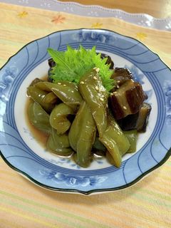 ピーマンとナスの煮びたし♪-レシピのメイン写真