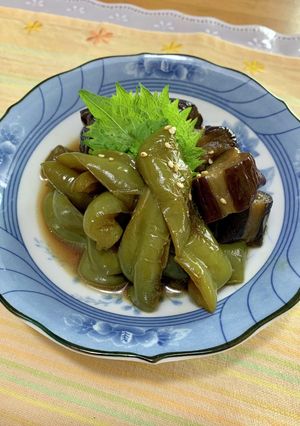 ピーマンとナスの煮びたし♪-レシピのメイン写真