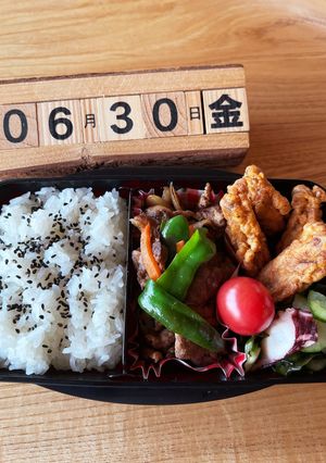 2023.6/30 高校生男子お弁当-レシピのメイン写真