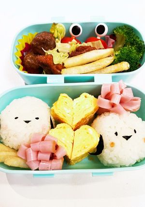 シマエナガ　キャラ弁　簡単　かわいい-レシピのメイン写真