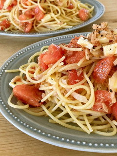 トマト・ツナ・チーズの冷製パスタ-レシピのメイン写真