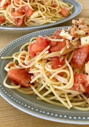 トマト・ツナ・チーズの冷製パスタ-レシピのメイン写真