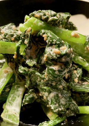 Komatsuna Mayo Salad-レシピのメイン写真