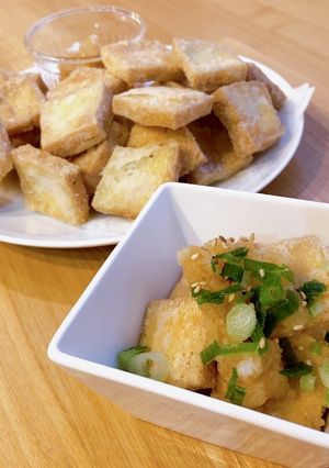 米粉でサクサク！厚揚げの揚げ出し豆腐風-レシピのメイン写真