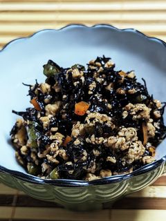 ひじきの鶏そぼろ煮-レシピのメイン写真