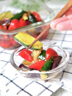 あっという間に無くなった\夏野菜煮浸し/-レシピのメイン写真