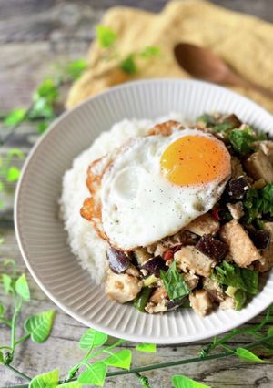 夏野菜の和風ガパオ-レシピのメイン写真