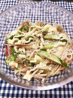 きゅうり・みょうが•オクラのそうめん-レシピのメイン写真