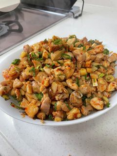 鶏とエリンギのピリ辛炒め-レシピのメイン写真