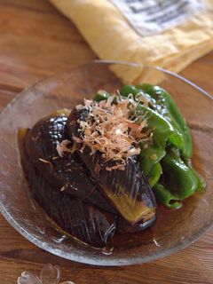 なすとピーマンのさっぱり焼き浸し-レシピのメイン写真