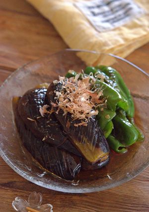 なすとピーマンのさっぱり焼き浸し-レシピのメイン写真