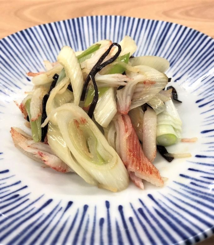 長ねぎと塩ふき昆布の中華風炒め-レシピのメイン写真