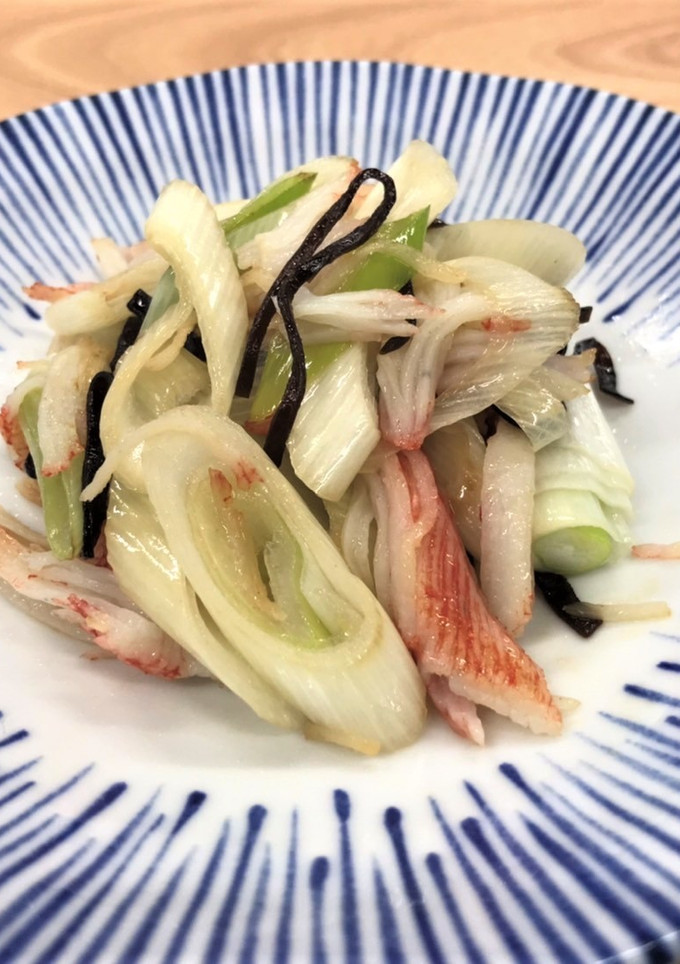 長ねぎと塩ふき昆布の中華風炒め-レシピのメイン写真