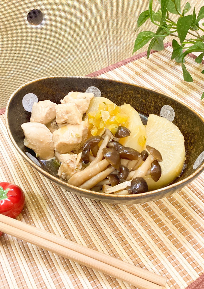 炊飯器で鶏肉と大根の煮物-レシピのメイン写真