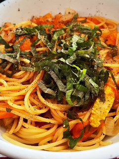 青紫蘇とフレッシュトマトのパスタ-レシピのメイン写真