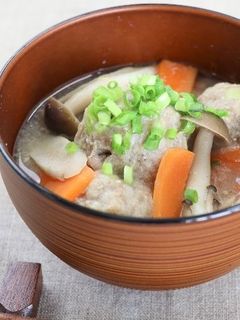 缶詰で簡単!さばのつみれ汁-レシピのメイン写真