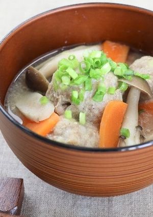 缶詰で簡単!さばのつみれ汁-レシピのメイン写真