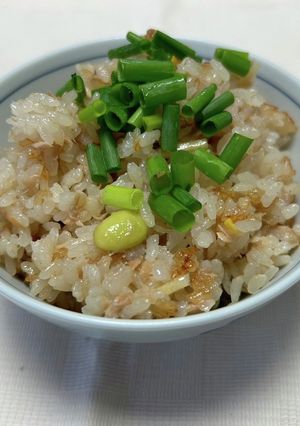 ツナととうもろこしと枝豆の炊き込みご飯-レシピのメイン写真