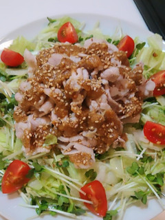 簡単!激ウマ!豚バラ肉のごま味噌冷しゃぶ-レシピのメイン写真