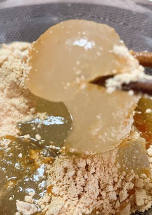 オオバコと水だけでわらび餅-レシピのメイン写真