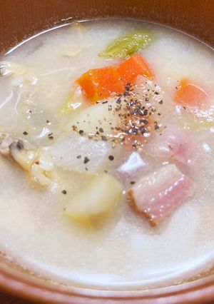 うちの豆乳クラムチャウダー-レシピのメイン写真