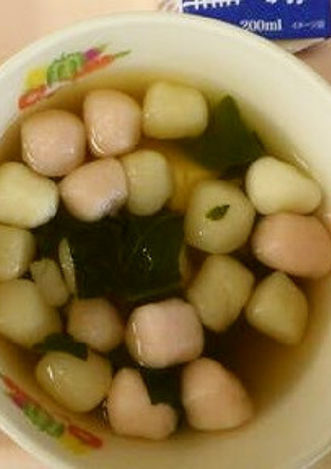 紅白すまし汁★宇都宮学校給食-レシピのメイン写真