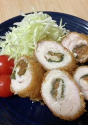 ささみの梅しそ巻きかつ-レシピのメイン写真