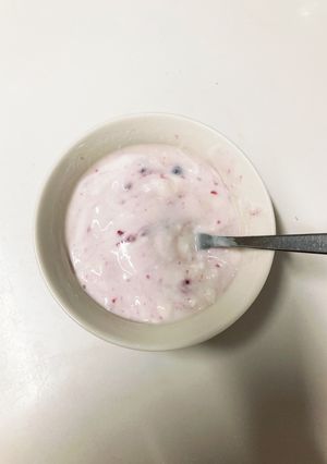 ブルーベリーカルピスヨーグルト-レシピのメイン写真