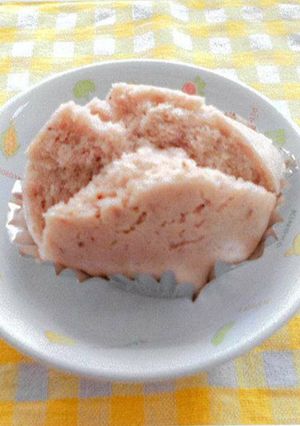 【市保育給食】いちご蒸しパン-レシピのメイン写真