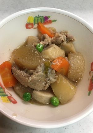 豚肉と大根の煮物★宇都宮学校給食-レシピのメイン写真