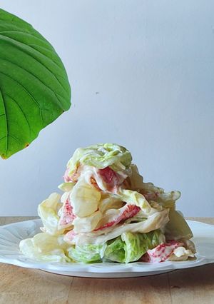 オイマヨカニかま白菜☆箸止まらん副菜弁当-レシピのメイン写真